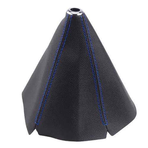 16Mm Universal Car Gear Shift Collars Pu Leather Car Shift Collar Automatic Car Manual Shift Lever Knob Shift Boot Cover Legging