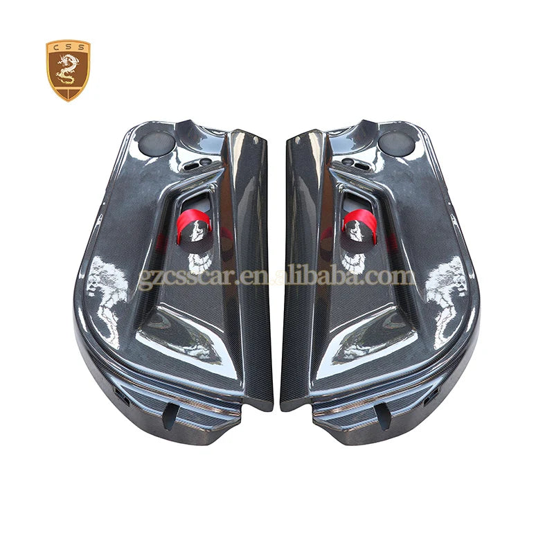 Gallardo Car Inner Door Side Panel For Lamborghini LP550 LP560 LP570 OEM Style 2008 2009 2010 2011 2012 Dry Carbon Fiber Parts