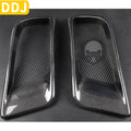For Lancer Evolution EVO X 10 Gen 2008-2010 Ralliart Style Front Bumper Side Air Duct Intake Real Carbon Fiber Black 1 Pair