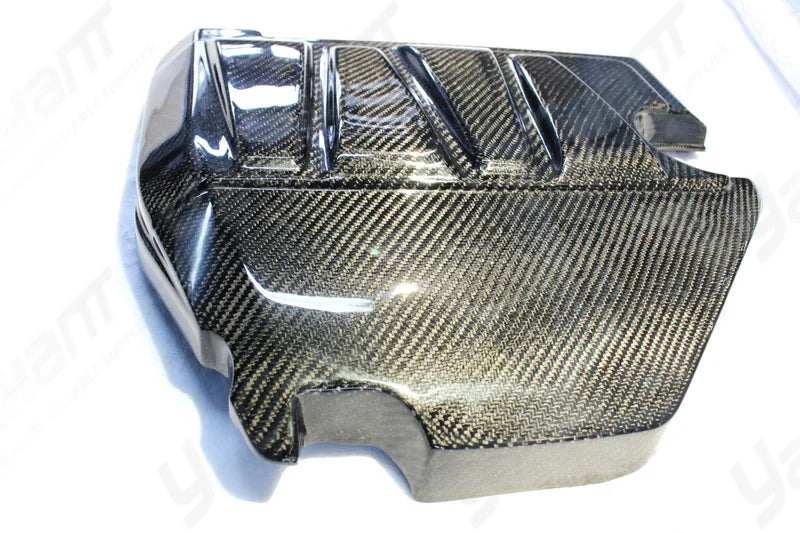 Car-Styling CF Carbon Fiber Engine Cover Fit For 2008-2017 Mitsubishi Lancer Evolution EVO X