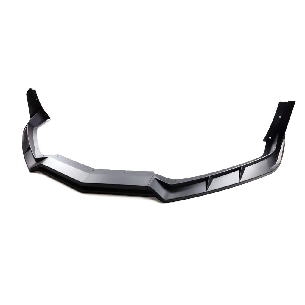 For 2020-2023 Corvette C8 Z51 STG 3 Winglet Front Bumper Lip Splitter Carbon Fiber Look Matte Black Gloss Black Auto Body Kit