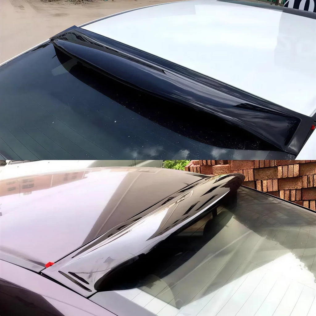 Rear Trunk Roof Spoiler Splitter For Honda Civic 8th Sedan 2006-11 Wing Tail Deflector Glossy Black Airfoil Tuning Trim Body Kit