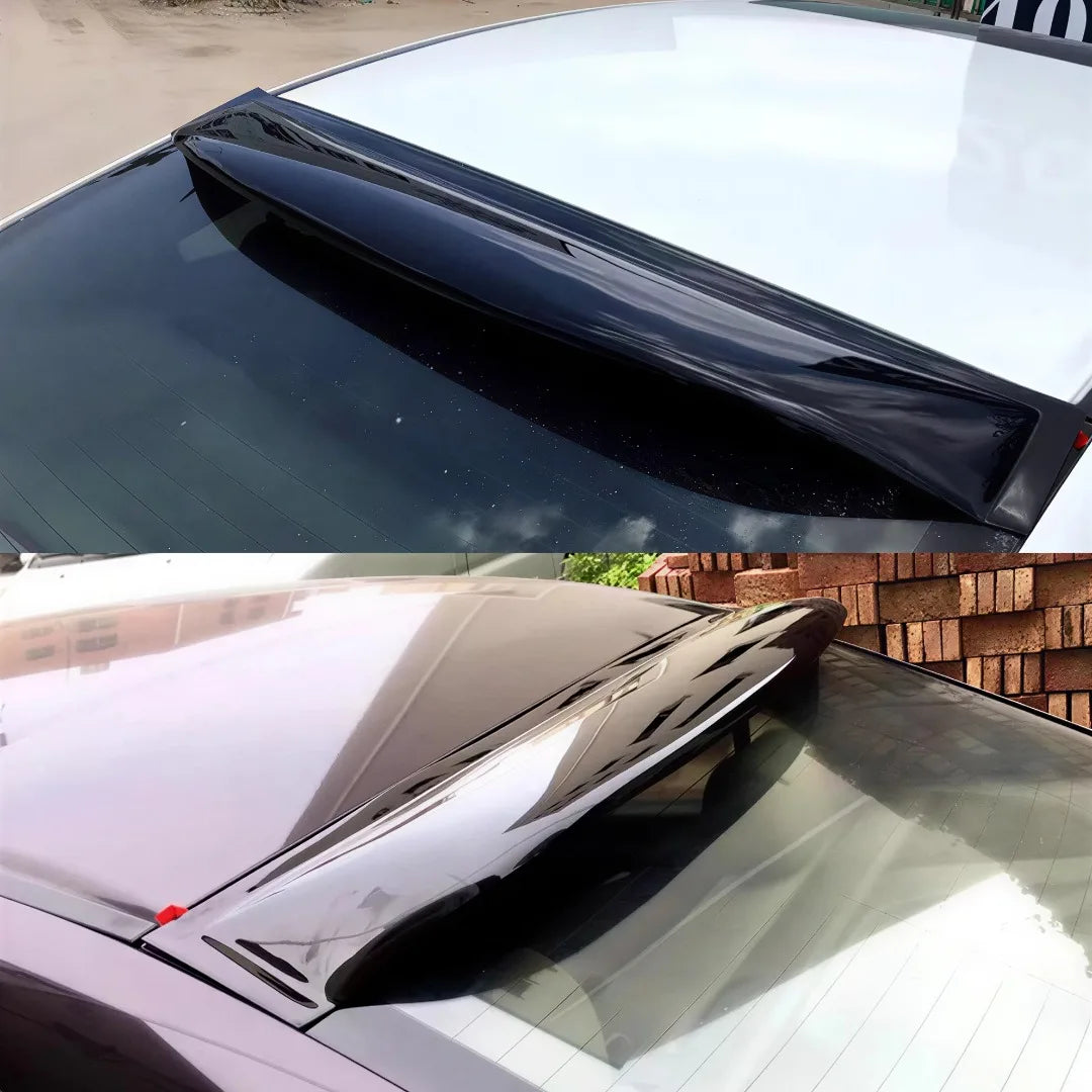 Rear Trunk Roof Spoiler Splitter For Honda Civic 8th Sedan 2006-11 Wing Tail Deflector Glossy Black Airfoil Tuning Trim Body Kit