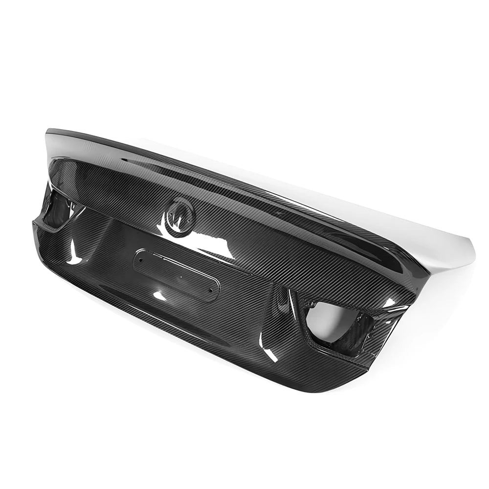 Dry Carbon Fiber Rear Trunk Boot Lid Cover For BMW F32 4 Series F82 M4 2014-2020 420i 430i 440i Deck Lid