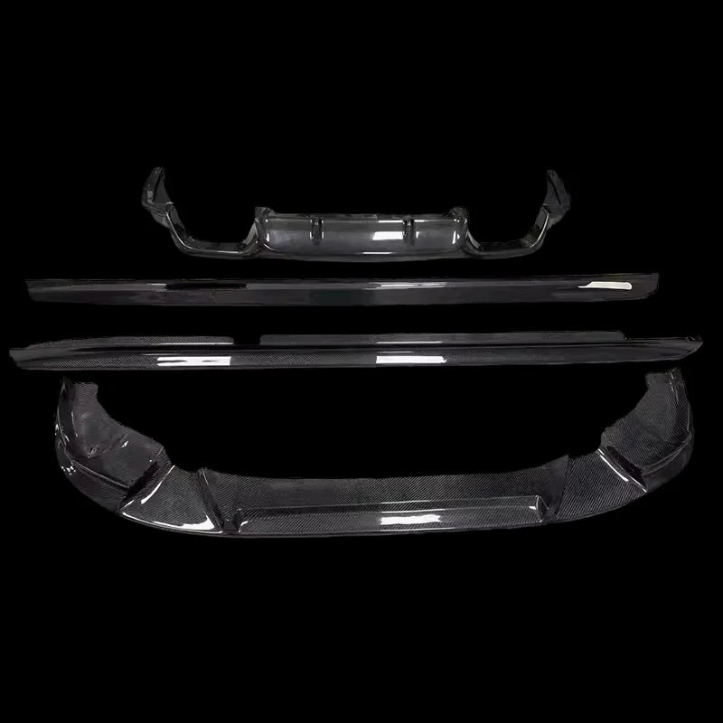 Full Set Bodykit Carbon Fiber Front Bumper Splitter Lip Rear Diffuser Side Skirt for BMW X3M F97