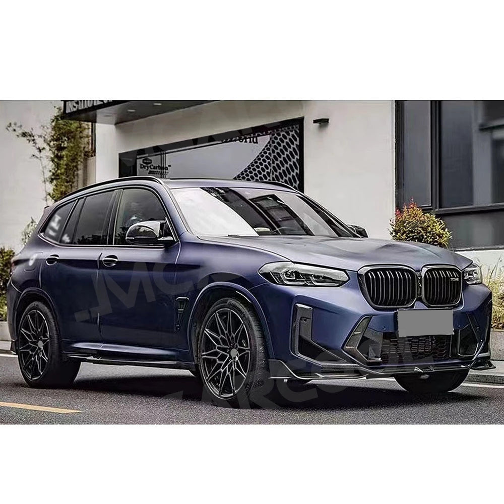 Dry Carbon Fiber Front Bumper Air Vent Intake Cover Trims for BMW X3M F97 2022+ Car Body Kits Accessories External Decoration
