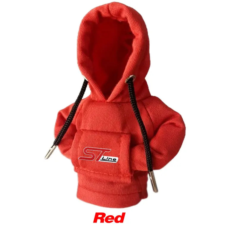 Hoodie Car Gear Shift Knob Cover Manual Handle Change Lever Cover For Ford ST Line Focus Mk4 MK3 4 EDGE Puma Fiesta Mondeo MK5