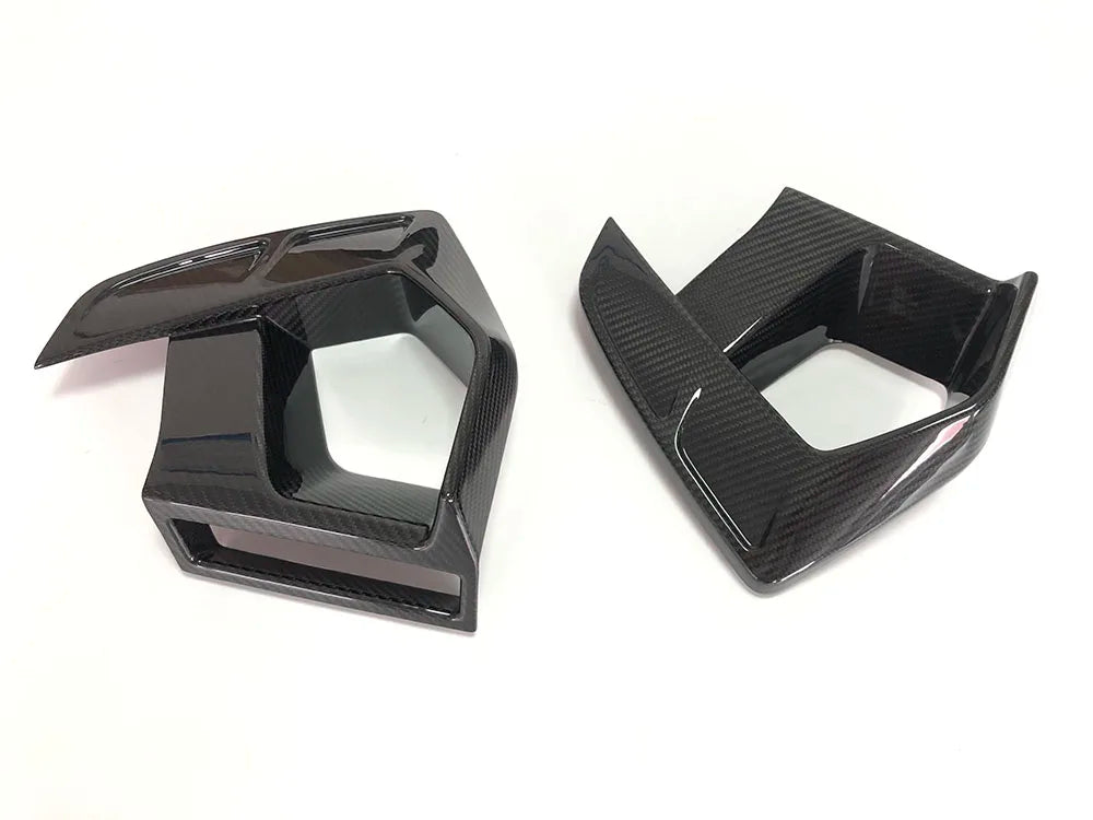 Dry Carbon Fiber Front Bumper Air Vent Intake Cover Trims for BMW X3M F97 2022+ Car Body Kits Accessories External Decoration