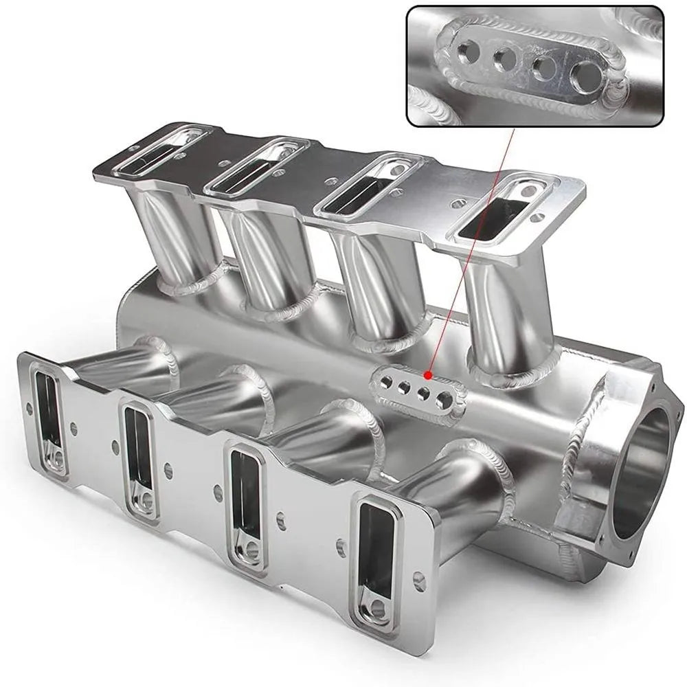 92mm/102mm Racing Intake Manifold Rail Eight Hole Intake Manifold Throttle Body For LS LS1 LS2 LS6 Chevrolet GMC Pontiac