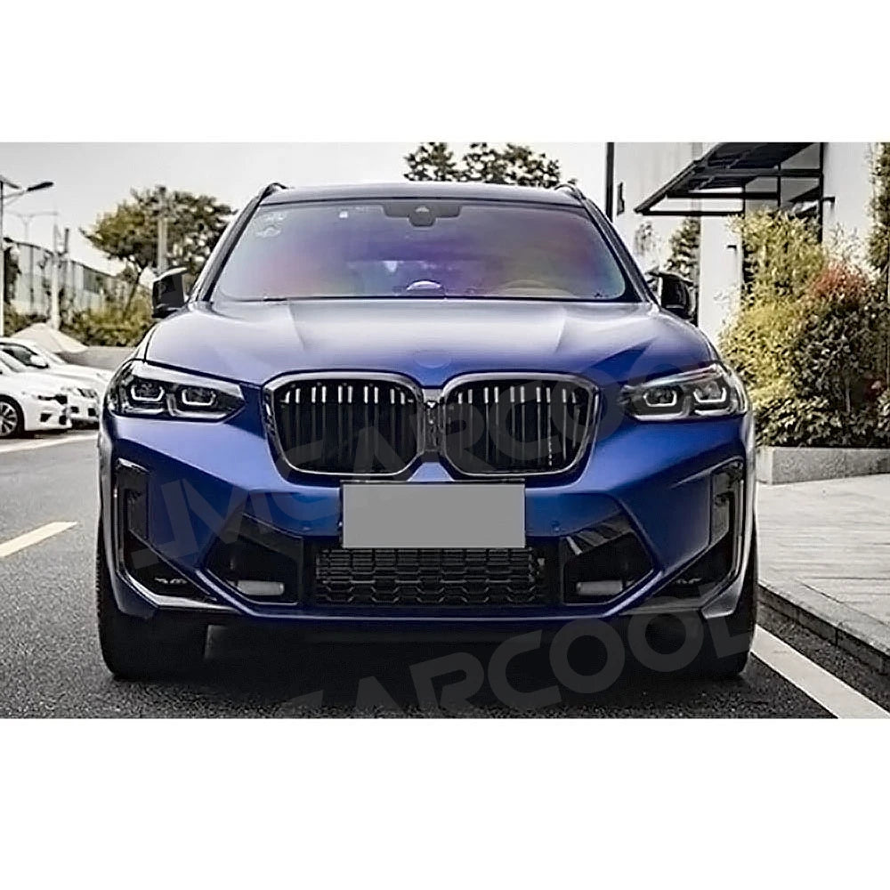 Dry Carbon Fiber Front Bumper Air Vent Intake Cover Trims for BMW X3M F97 2022+ Car Body Kits Accessories External Decoration
