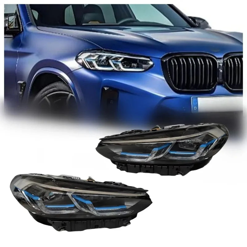 For BMW-X3 G01G08 X4 G02 Laser Headlight 2022-2024 XDrive30i X3M X4M DRL signal LED Projection Lens Headlight
