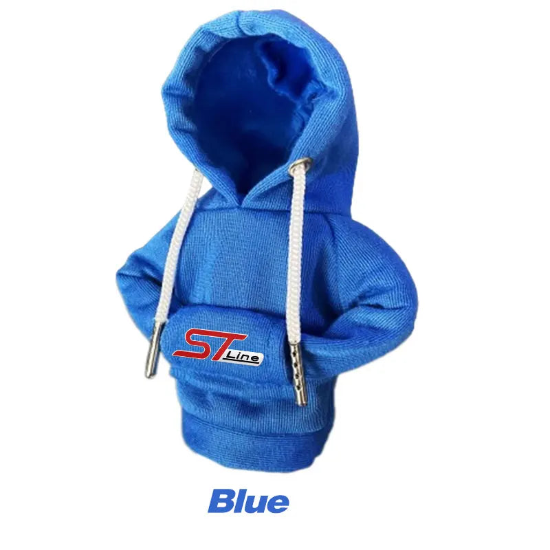Hoodie Car Gear Shift Knob Cover Manual Handle Change Lever Cover For Ford ST Line Focus Mk4 MK3 4 EDGE Puma Fiesta Mondeo MK5
