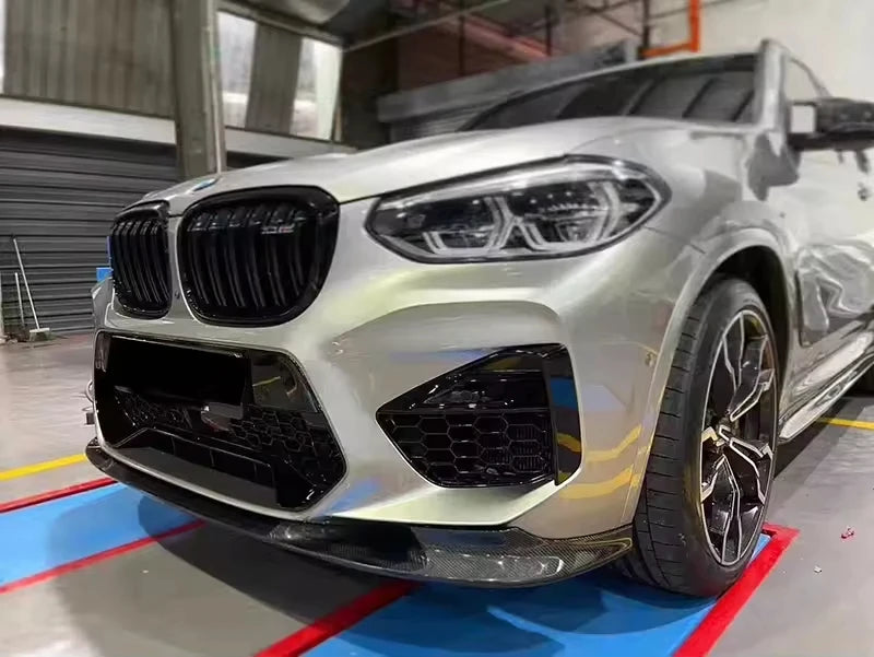 Full Set Bodykit Carbon Fiber Front Bumper Splitter Lip Rear Diffuser Side Skirt for BMW X3M F97