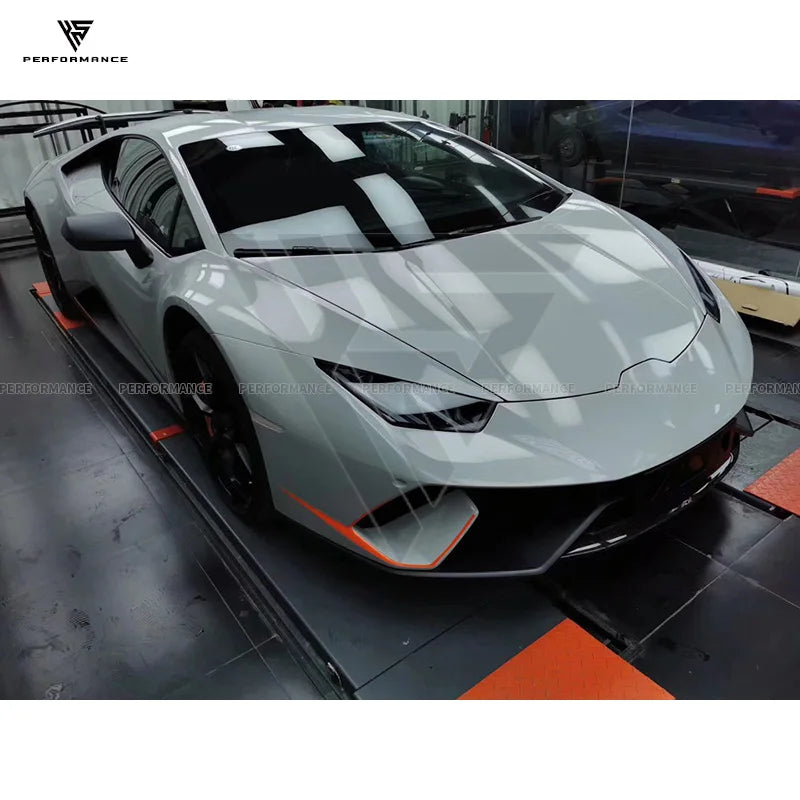 Performante Style Partial Dry Carbon Fiber Car Parts Body Kit With Bumper Hood Spoiler For Lambo Huracan LP580 LP610 2014-2018