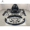 Topcar Style Dry Carbon Fiber Car Body Kit With Lip Spoiler Hood Side Skirts Diffuser For Mclaren 720S Coupe Carbon Kit