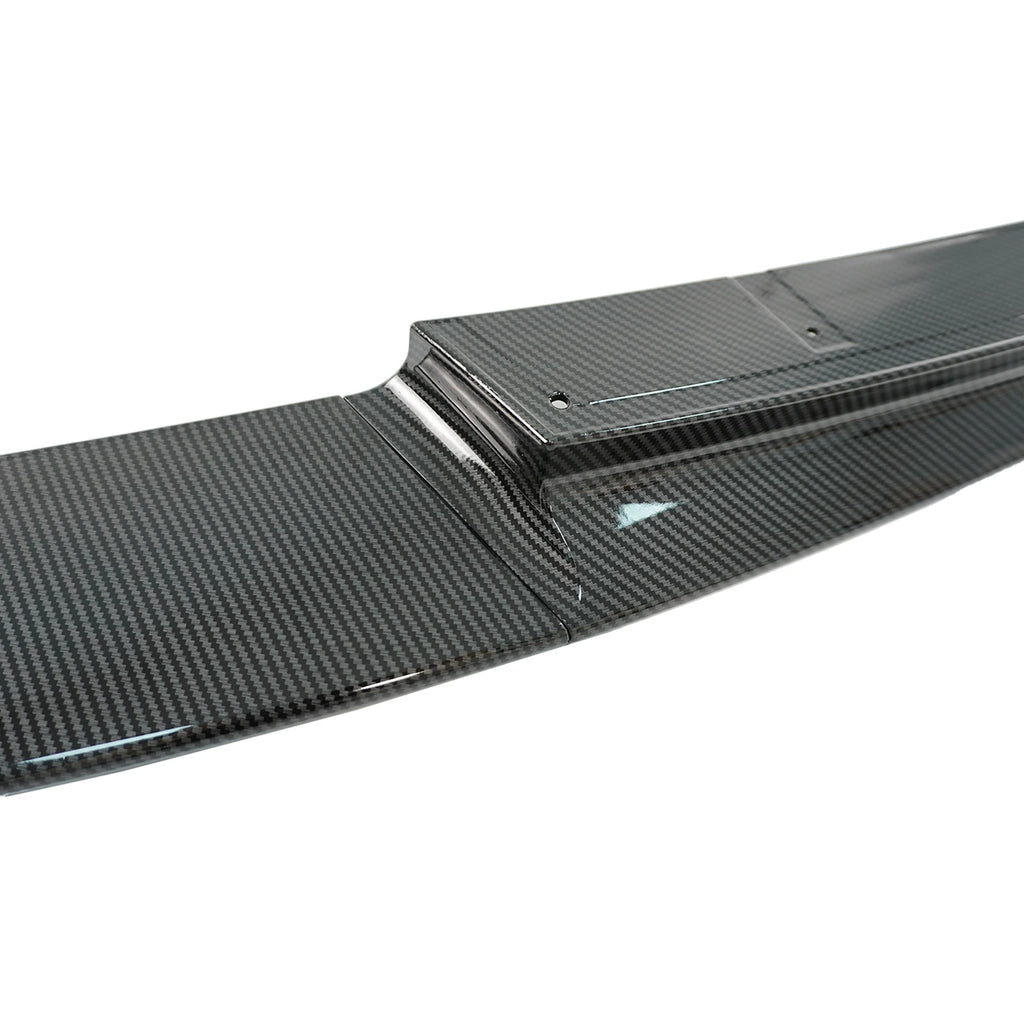 For Chevy C6 Corvette 2005-2013 Z06 ZR1 Style Wide Body Models Car Front Bumper Lip Splitter Lip Carbon Fiber Style Matte Black