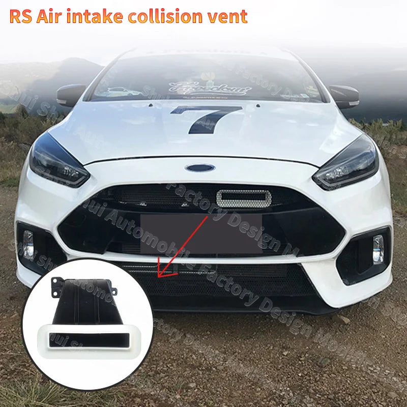 Car Front Bumper Air Inlet for Ford Focus 2012-2018 RS ST MK3 MK3.5/2019-2021 MK4 Car Splitter Spoiler Air Vent Modification Kit