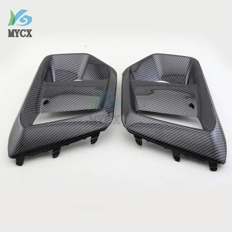 Car Fog Light Frame For Ford Focus RS 2015 2016 2017 2018 Focus Stline Modified Carbon Fiber Texture Fog Light Frame