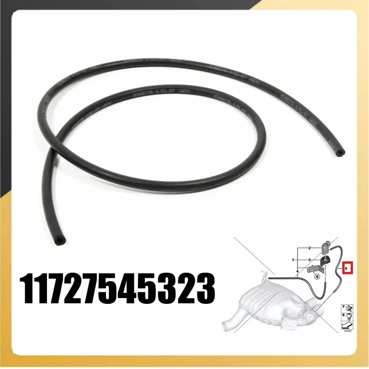 Vacuum Hose For BMW E87 E88 E34 E36 E46 E90 1987-2017 51118093301 51118093302 11727545323 Replacement Automobiles Parts