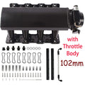 92mm/102mm Racing Intake Manifold Rail Eight Hole Intake Manifold Throttle Body For LS LS1 LS2 LS6 Chevrolet GMC Pontiac