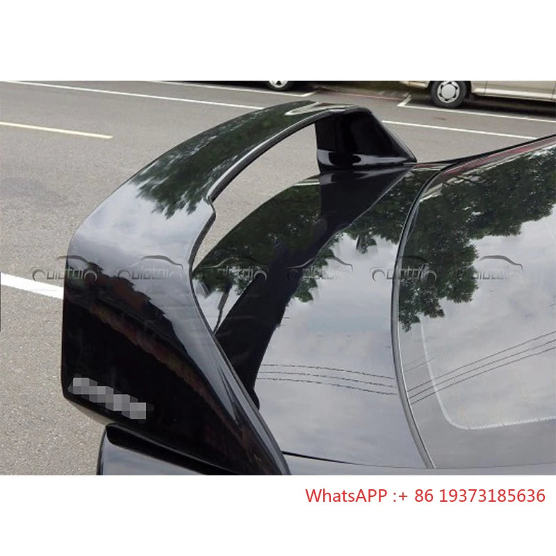 For Honda Civic 8th Gen FD2 2006+ M Style Carbon Fiber Spoiler Rear Trunk Lip Tail Wing for Type R Si Add M Winglet