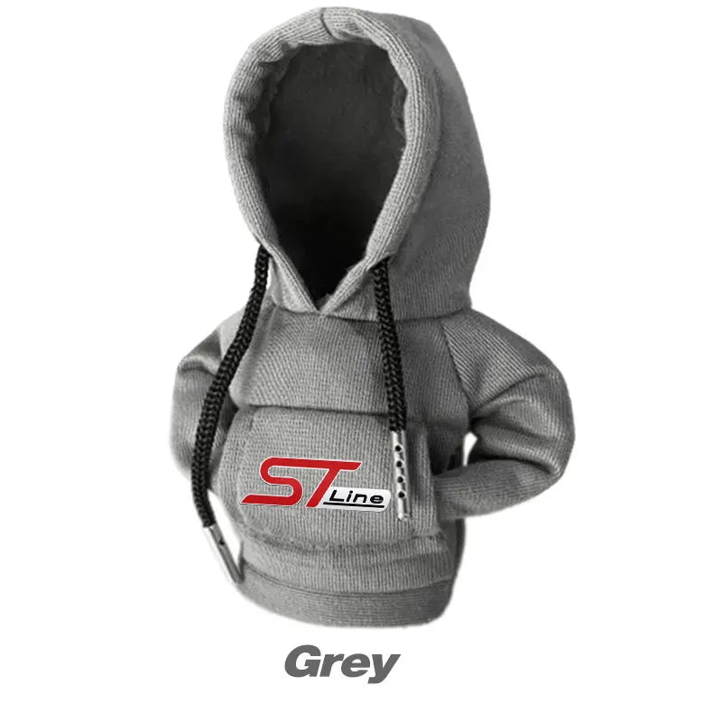 Hoodie Car Gear Shift Knob Cover Manual Handle Change Lever Cover For Ford ST Line Focus Mk4 MK3 4 EDGE Puma Fiesta Mondeo MK5