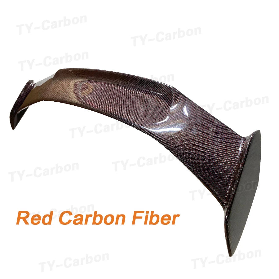 For Honda Type R FL5 2022+ MD Style Real Black Red Carbon Fiber Rear Trunk Spoiler Wing FL5 Carbon Fiber Accessories Bodykit