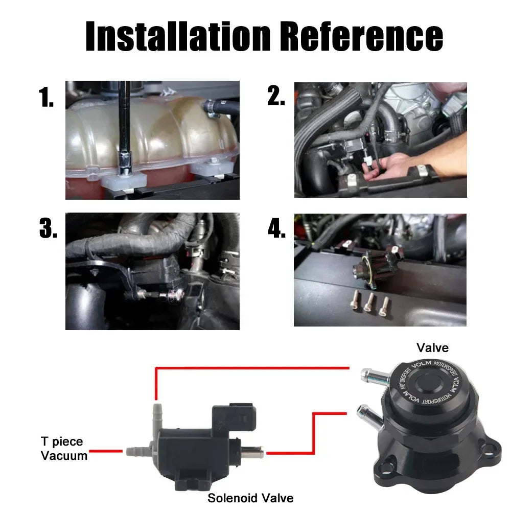 forged Atmospheric Dump blow off Valve for 2015-on Ford Mustang 2.3T Ecoboost
