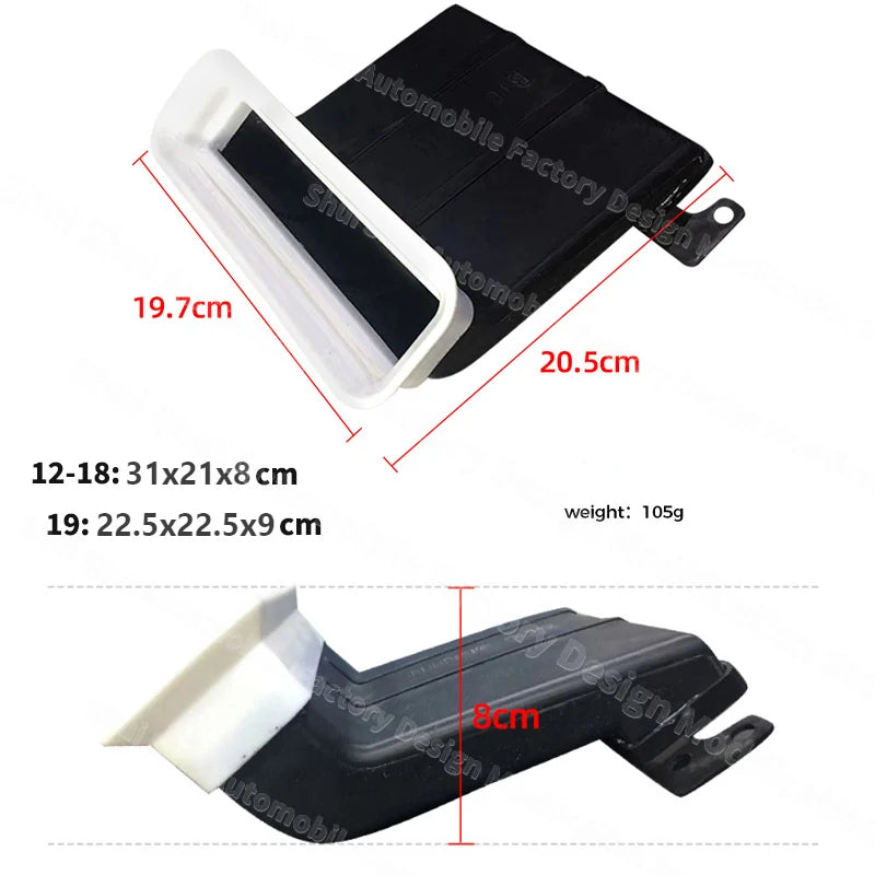 Car Front Bumper Air Inlet for Ford Focus 2012-2018 RS ST MK3 MK3.5/2019-2021 MK4 Car Splitter Spoiler Air Vent Modification Kit
