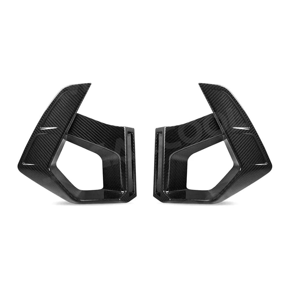 Dry Carbon Fiber Front Bumper Air Vent Intake Cover Trims for BMW X3M F97 2022+ Car Body Kits Accessories External Decoration