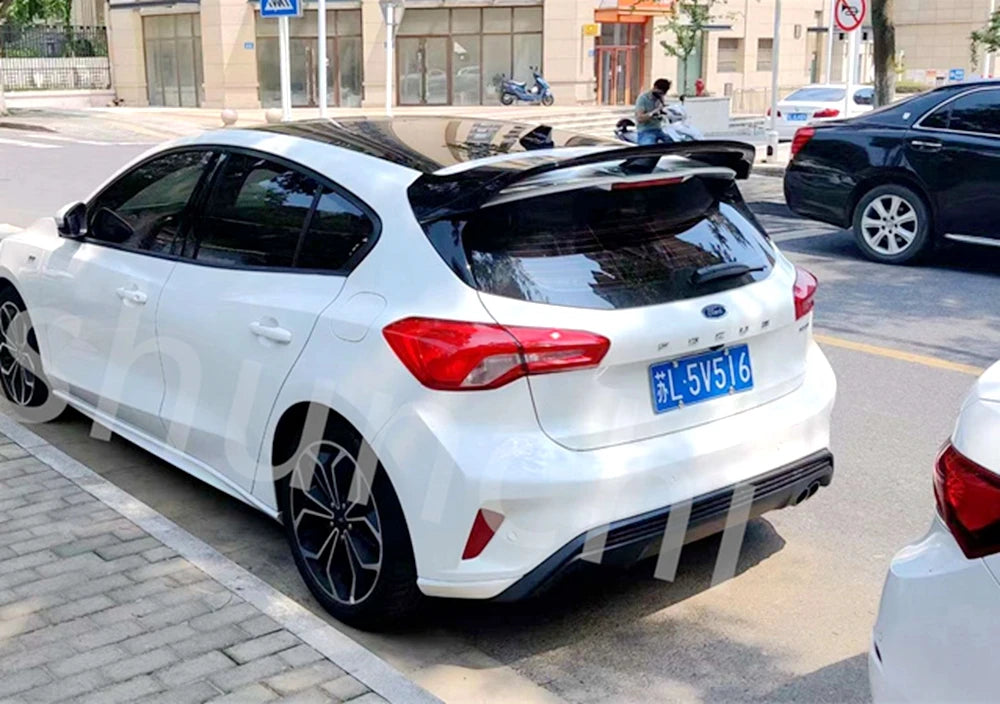 For Ford Focus 2019 2020 2021 2022 ABS Exterior Rear Spoiler Tail Trunk Boot Wing Decoration Car Styling For Focus MD Spoiler