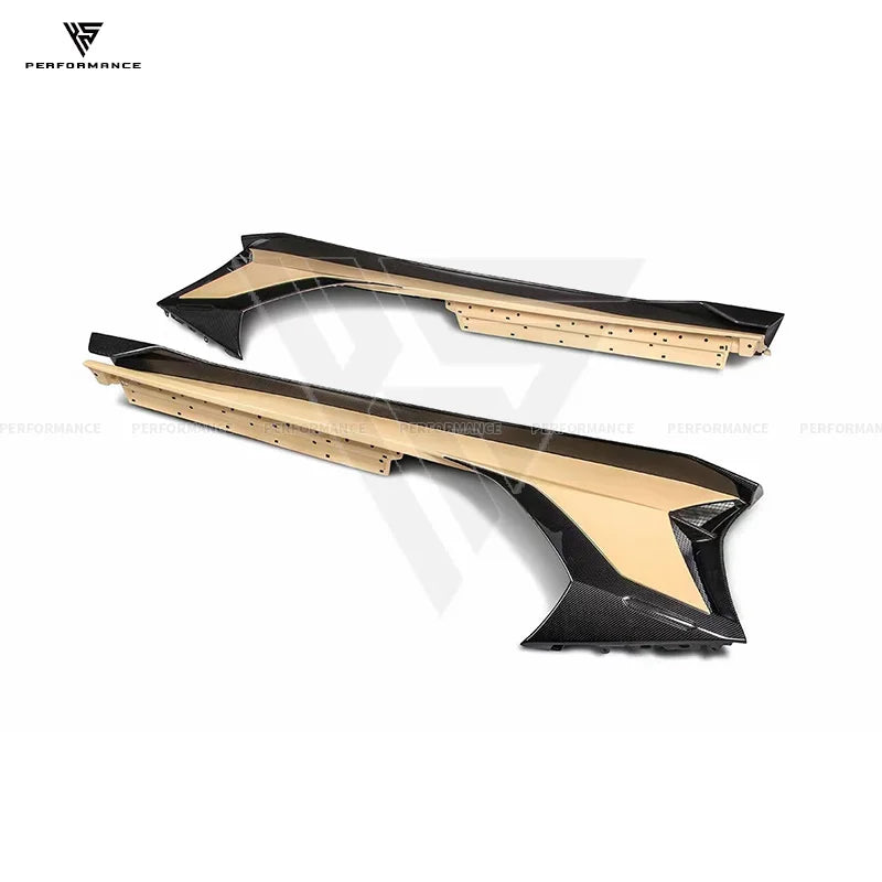 SVJ Style Dry Partial Carbon Fiber Car Parts Body Kit With Bumper Hood Exhaust For Lambo Aventador LP700 2011-2015 Carbon Kit