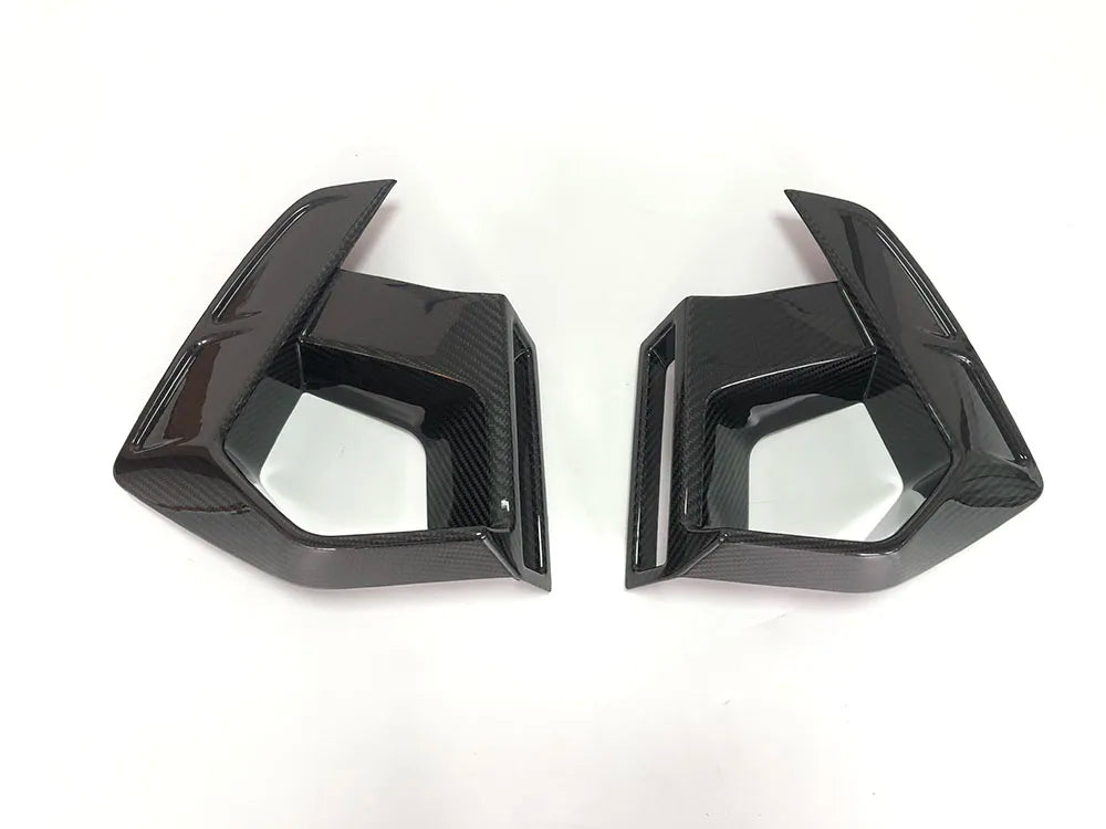 Dry Carbon Fiber Front Bumper Air Vent Intake Cover Trims for BMW X3M F97 2022+ Car Body Kits Accessories External Decoration