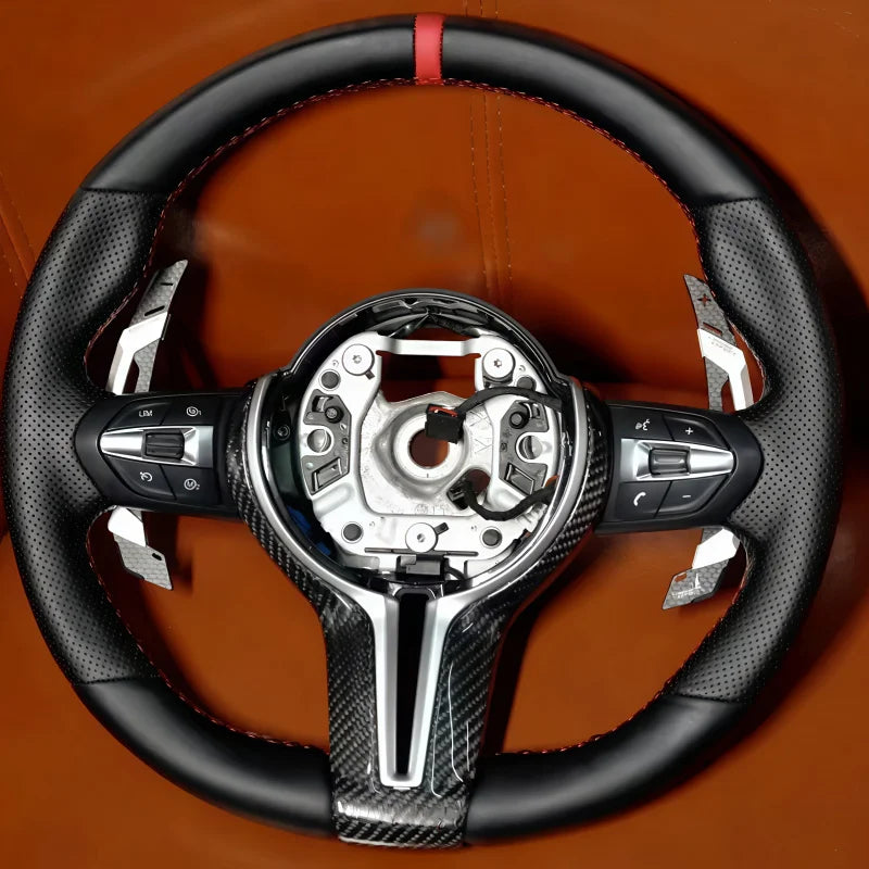 Luxury Dry Carbon Fibre Steering Wheel for BMW M4 M4 F82m4 M4f82 F82 M4cs M4 420i 428i 430i 435i 440i 420d M4gtr M4gts