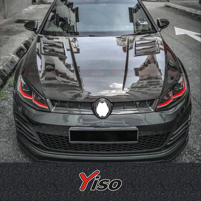 Suitable for GOLF 7 R GTI Rline Modified encirclement ASPEC Engine Cover GOLF 7 R GTI Rline Carbon fiber ASPEC HOOD