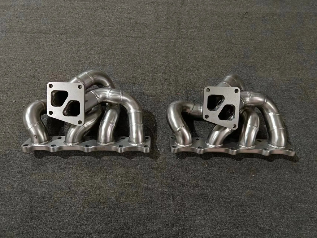 High Performance Stainless Steel 304 3" Turbo ManIfold Header Exhaust System for Mitsubishi Lancer Evolution 10 EVO X 2008-2015