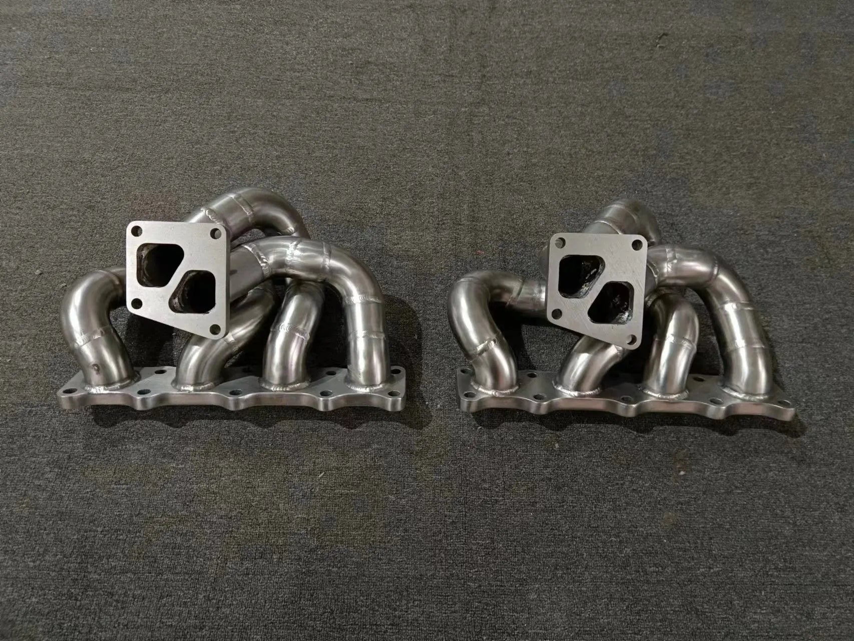 High Performance Stainless Steel 304 3" Turbo ManIfold Header Exhaust System for Mitsubishi Lancer Evolution 10 EVO X 2008-2015