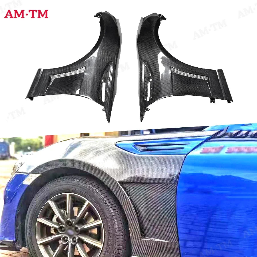 Carbon Fiber Car Front Bumper Side Fender Air Vent Covers Trims Parts For Toyota GT86 ZN6 ZC6 ZD6 BRZ 2012-2017 Upgrade Body ki