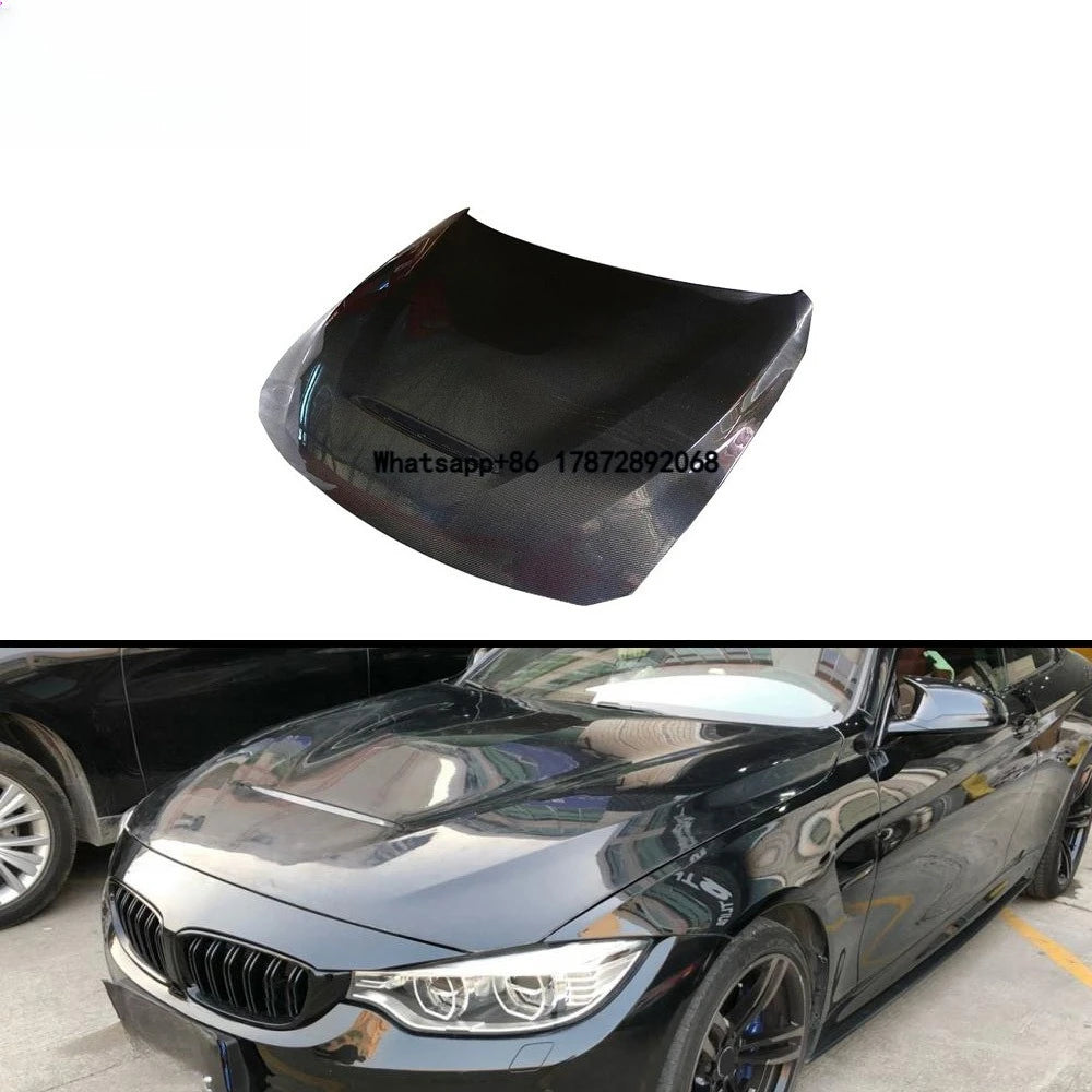 Carbon Fiber Engine Hood for  F30 F32 4 Series 418i 420i 425d 428i 430i 430d 435i 440i F82 F83 M4 2014-2018