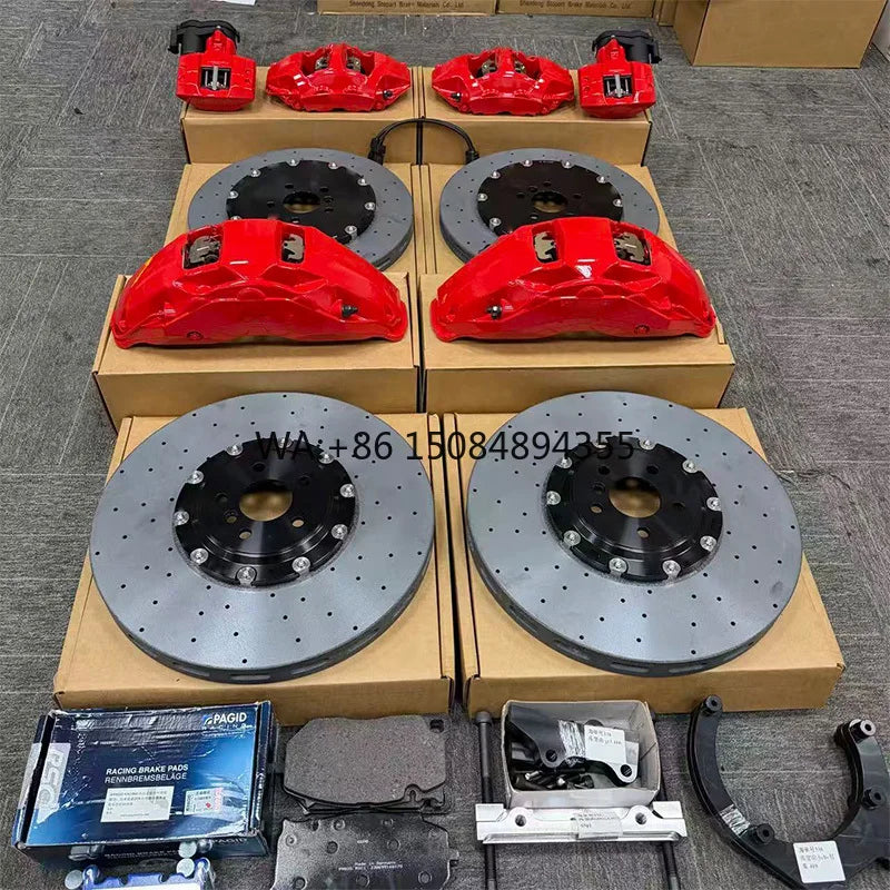 Compatible With Rolls-Royce Cullinan Phantom Ghost, AK10N GT3 EPB Carbon Ceramic Brake Kit 410/420/440mm DiscPerformance Upgrade