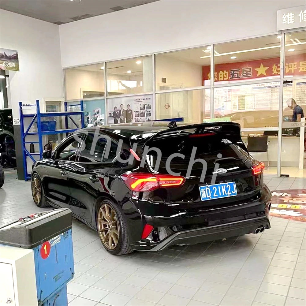For Ford Focus 2019 2020 2021 2022 ABS Exterior Rear Spoiler Tail Trunk Boot Wing Decoration Car Styling For Focus MD Spoiler