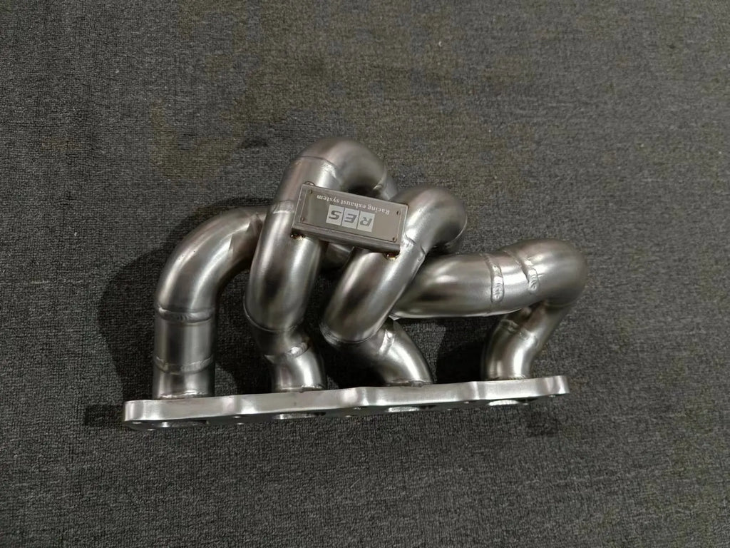High Performance Stainless Steel 304 3" Turbo ManIfold Header Exhaust System for Mitsubishi Lancer Evolution 10 EVO X 2008-2015