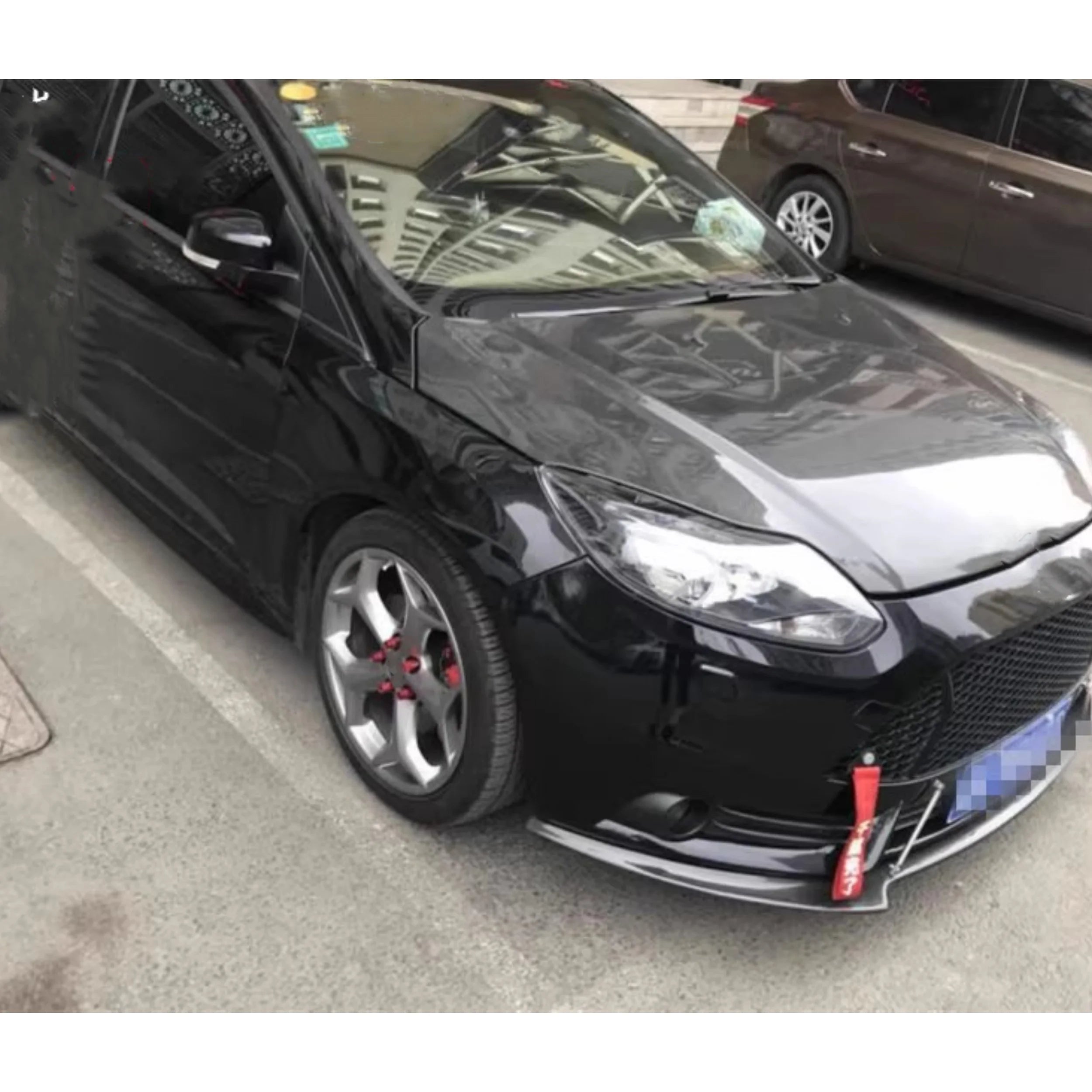 Engine cover Assembly for Ford Focus ST 12-14 modified Carbon fiber Hood Engine Bonnet Body kit Car Accessories