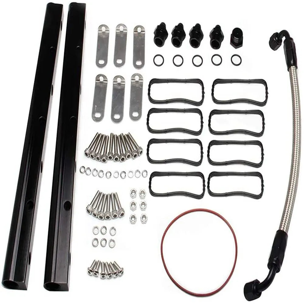 92mm/102mm Racing Intake Manifold Rail Eight Hole Intake Manifold Throttle Body For LS LS1 LS2 LS6 Chevrolet GMC Pontiac