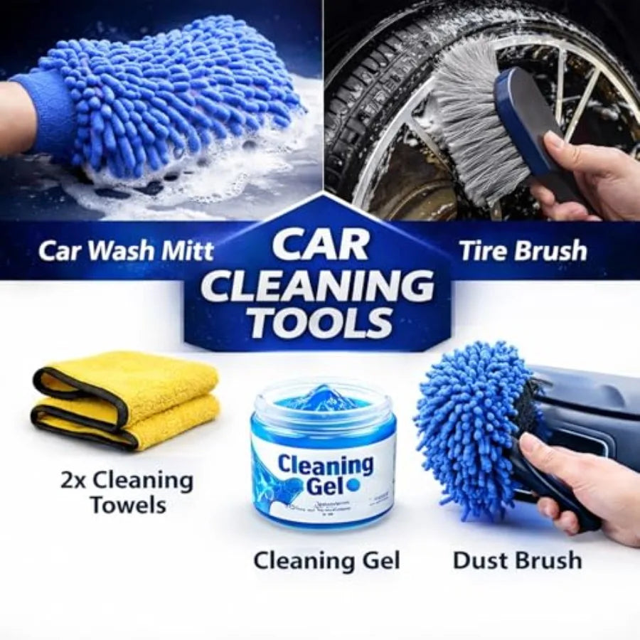 36Pcs Car Detailing Kit Car Detailing Brush Set Car Wash Cleaning Kit Car Detailing Brushes Professional Car Care Kit for Inter