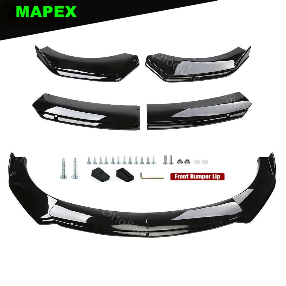 For Ford Focus ST SE RS Front Bumper Lip Spoiler Splitter Body Kit+ Side Skirt