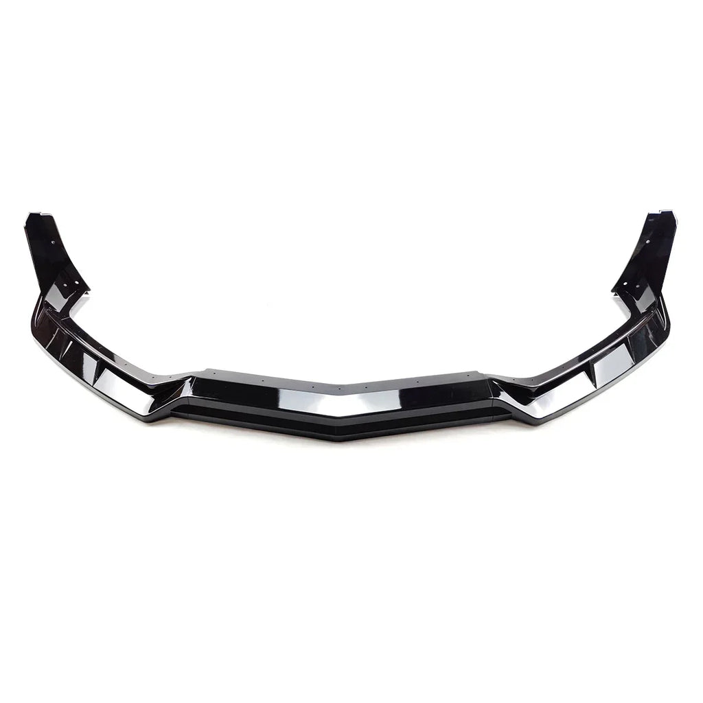 For 2020-2023 Corvette C8 Z51 STG 3 Winglet Front Bumper Lip Splitter Carbon Fiber Look Matte Black Gloss Black Auto Body Kit