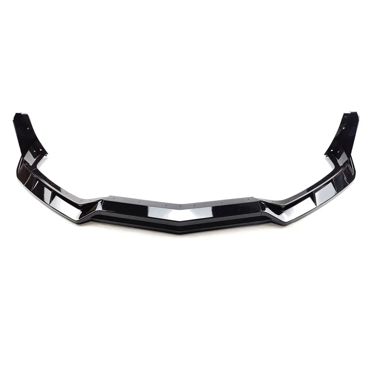 For 2020-2023 Corvette C8 Z51 STG 3 Winglet Front Bumper Lip Splitter Carbon Fiber Look Matte Black Gloss Black Auto Body Kit