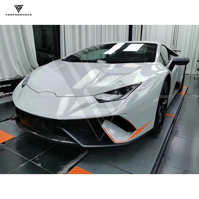 Performante Style Partial Dry Carbon Fiber Car Parts Body Kit With Bumper Hood Spoiler For Lambo Huracan LP580 LP610 2014-2018