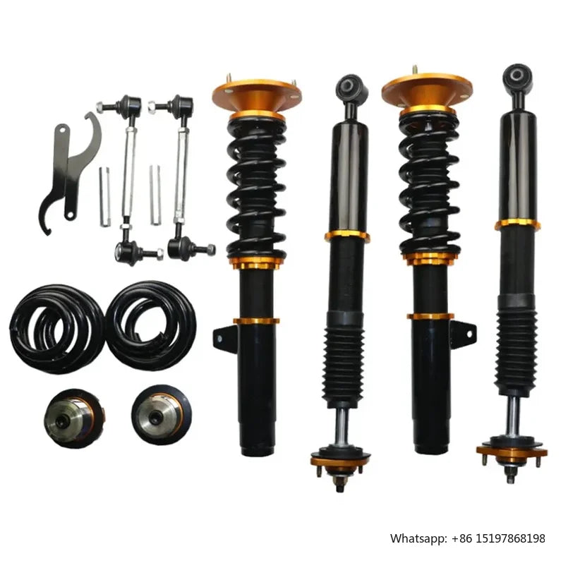 Coilovers Coilovers Spring Struts Racing Suspension Coilover Kit Shock Absorber for 01-05 BMW E46 330i/330Ci/330xi CN-E46(527)